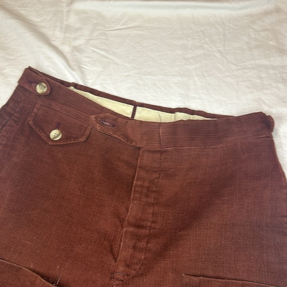 Vintage Burgundy Corduroy Hubbard Bellbottom Slacks - Picture 3 of 6